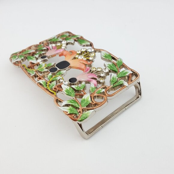 Rectangular Color Enamel Belt Buckle - Picture 2 of 4